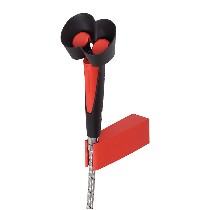 92220 Нержавеющий глазной душ с двумя головками и с держателем на стену SANELA 