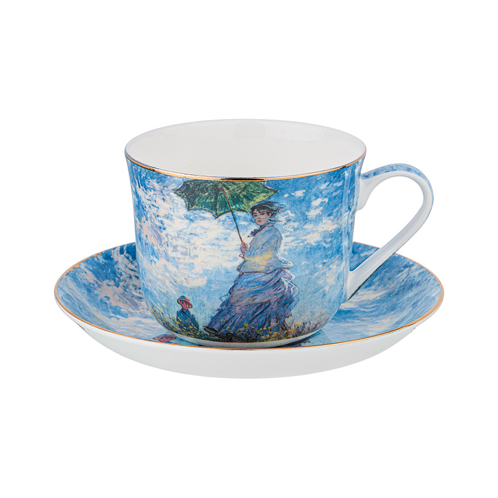 104-659 Посуда фарфоровая Чайный набор 500 мл Дама с зонтиком Lefard 