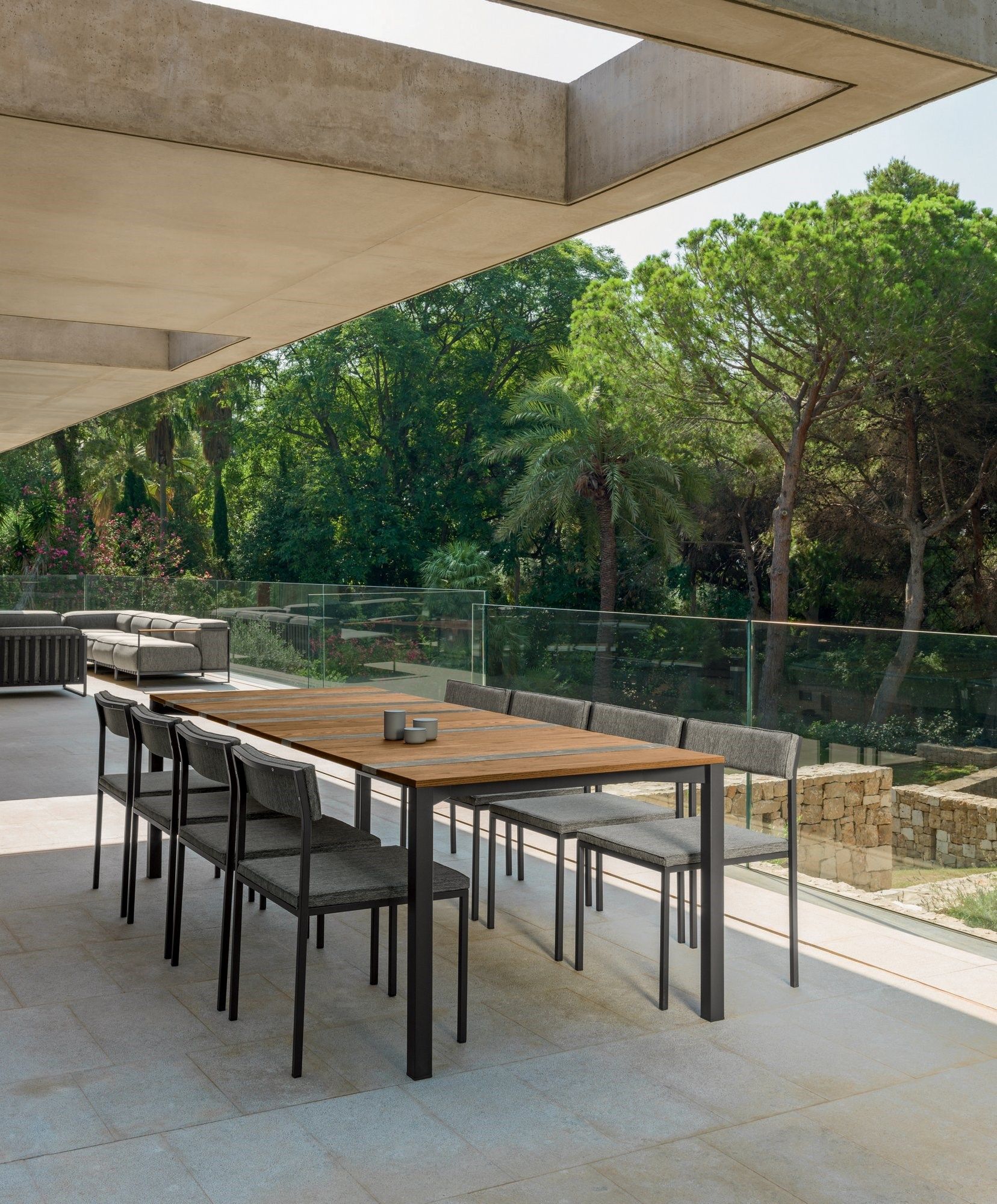 Деревянный прямоугольный садовый стол Talenti Casilda ARCH-00140868 - Вид №5