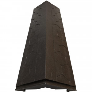 82664520 Парапет на забор полмпесчаный 1 кирпич коричневый