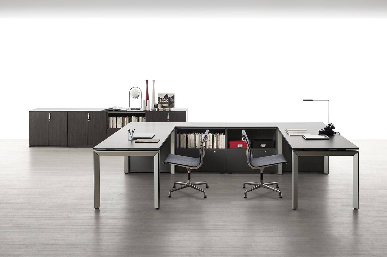 Алюминиевый стол со встроенной полкой Citterio ARCH-00123513 - Вид №1