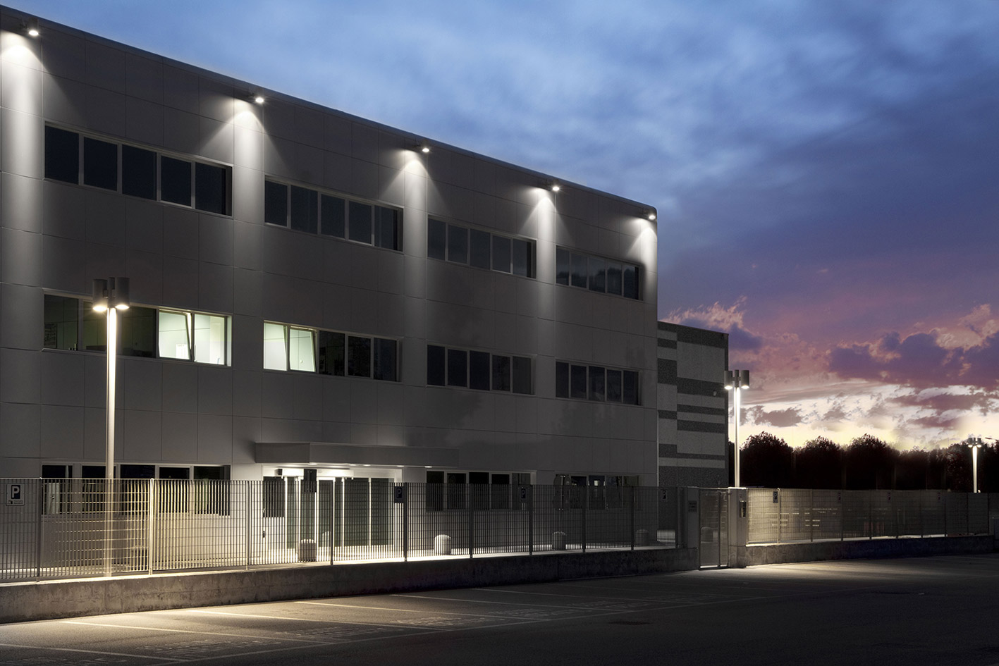 8443415 Подсветка стены Platek MONACO 200  MONACO 200 - LED 3000K 9°/45° (2 lights)  - Вид №2