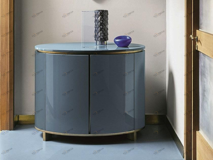 Meridiani Буфет из лакированной древесины с распашными дверцами Edition shine sun-id-1452633