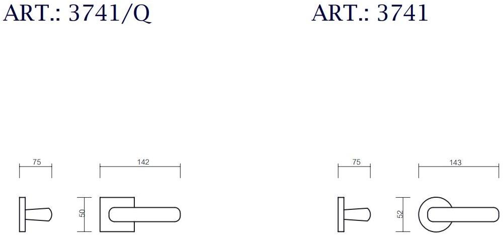 Pasini Ручка из латуни на розетке Corolla 3741 - Вид №4