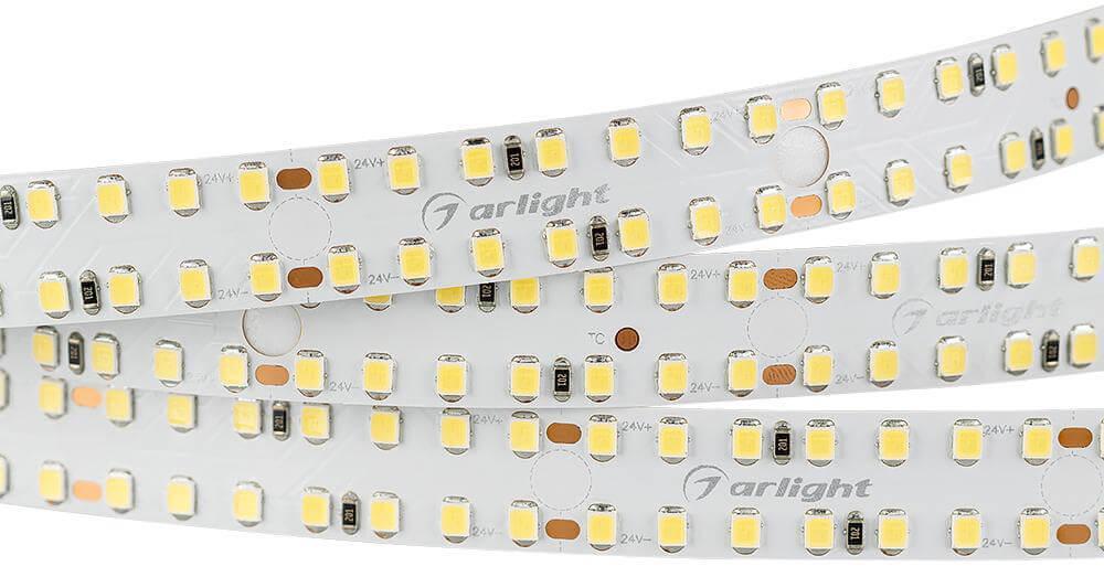 023398(1) Светодиодная лента 20W/m 280LED/m 2835SMD теплый белый 2,5M Arlight