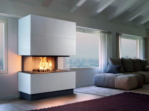 Облицовка камина из фаянса