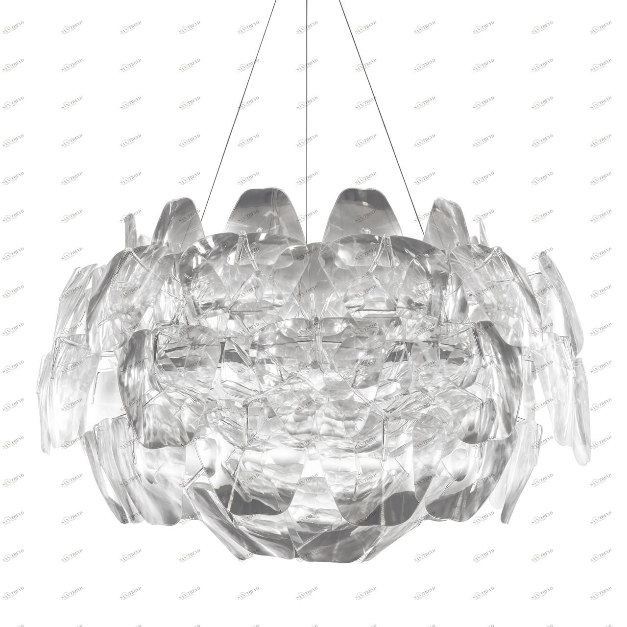 Подвесная люстра Lightstar Planaria 808030 LIGHTSTAR ДИЗАЙНЕРСКИЕ, PLANARIA 056096 Хром 