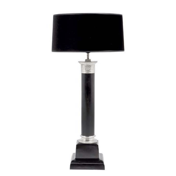 Лампа настольная Monaco от Eichholtz 104662 EICHHOLTZ КОЛОННА 061842 Прозрачный;черный  - Вид №1