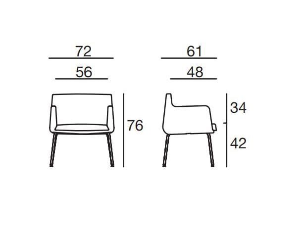 Съемное кресло Sesta Ada 4 ARCH-00056308 - Вид №1
