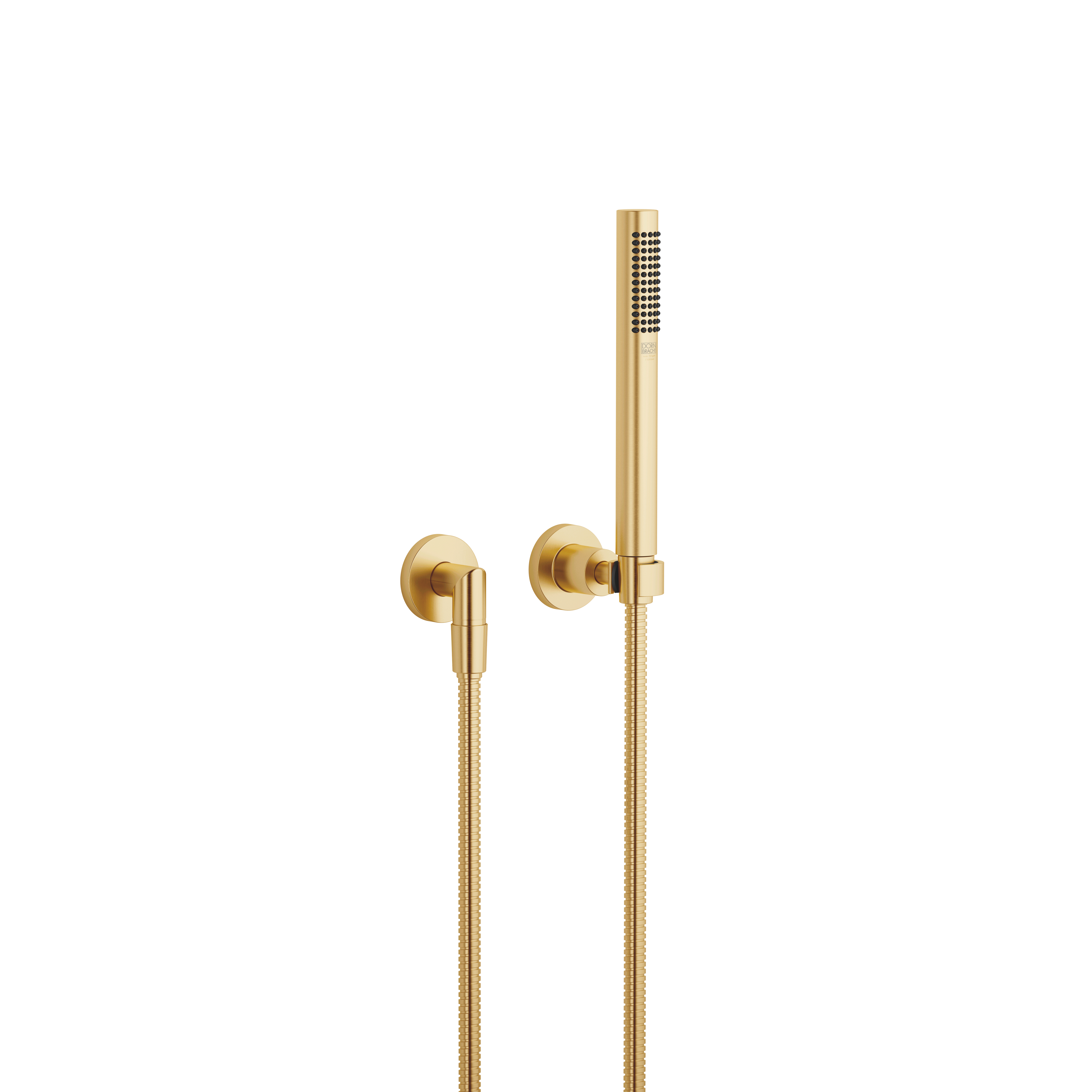 TARA Набор для ручного душа с отдельными розетками - Brushed Durabrass (23-каратное золото) 27802892-28 DornBracht