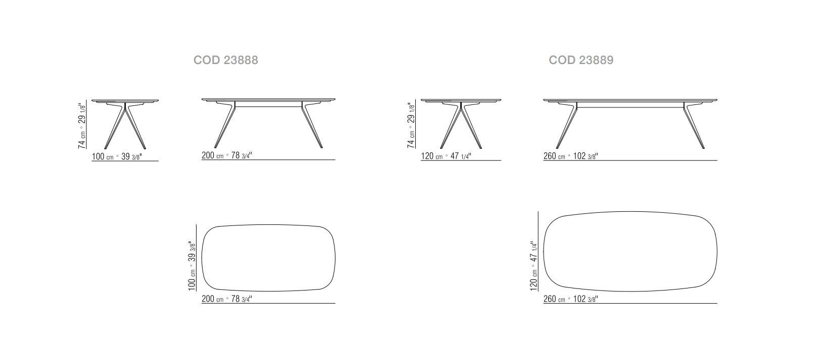 Овальный мраморный обеденный стол Flexform ARCH-00141742 - Вид №3
