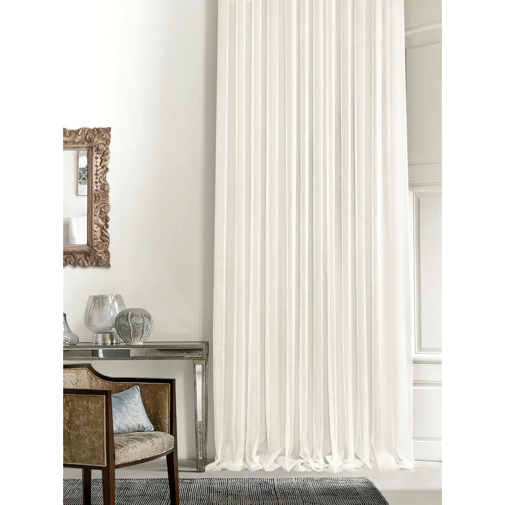 Тюль на ленте «Флёр» 300x310 см цвет белый MIAMOZA STLM-2131834 - Вид №6