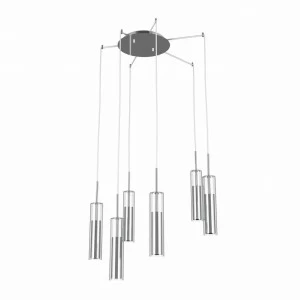 Подвесная люстра Lightstar Cilino 756064 LIGHTSTAR ДИЗАЙНЕРСКИЕ, CILINO 118162 Хром
