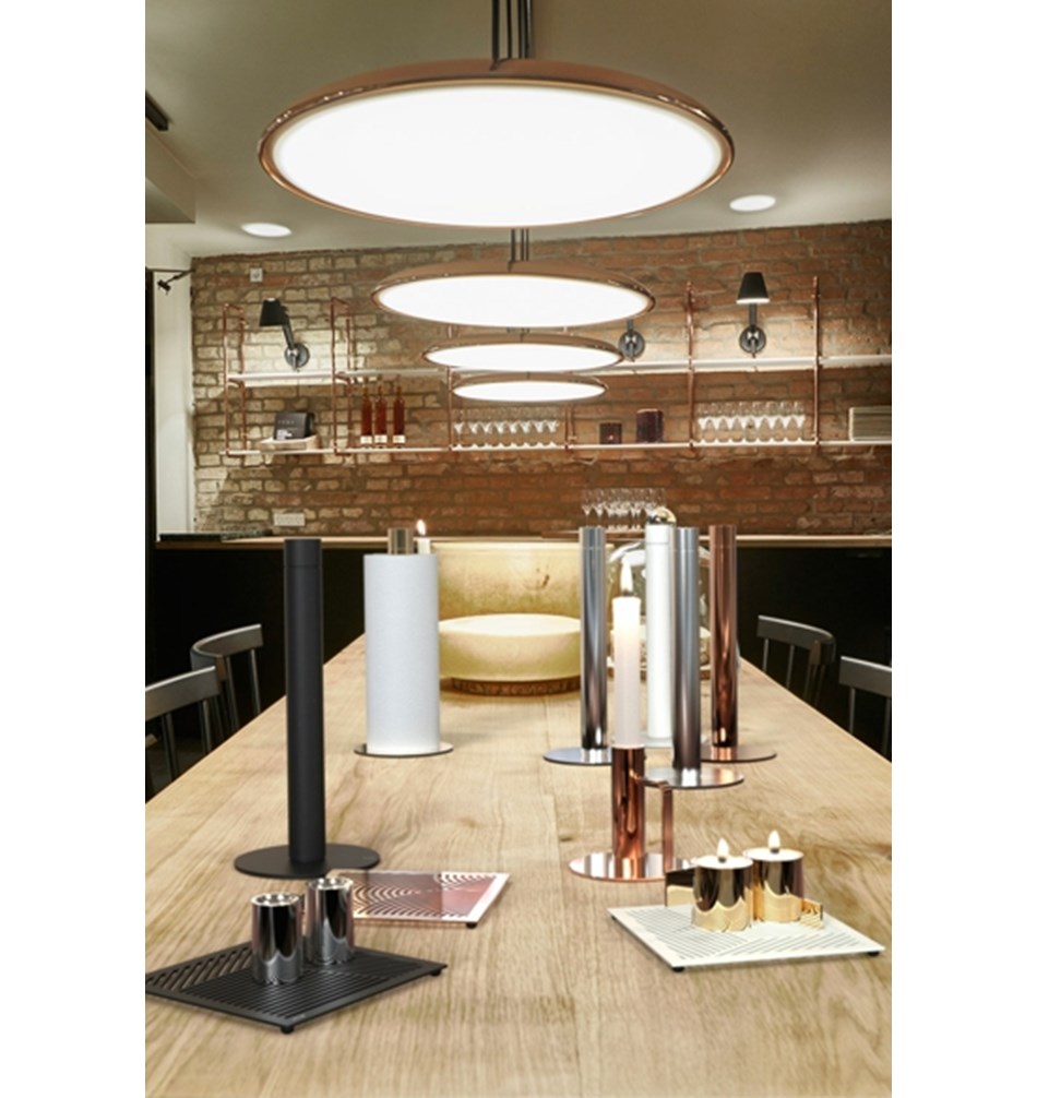 FROST Держатель для кухонных валиков 5 » черный Нержавеющая сталь Черный N1923-B  - Вид №2