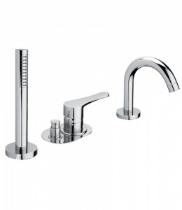 14531 / D Смеситель для ванны и душа для палубной установки с душевым комплектом. Bongio O’Clock Green