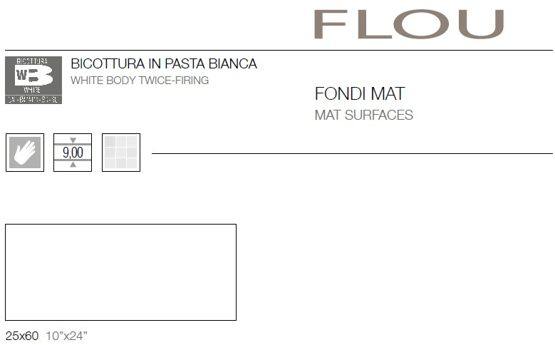 CERAMICHE BRENNERO Белая настенная плитка для дома Flou sun-id-1346514 - Вид №3