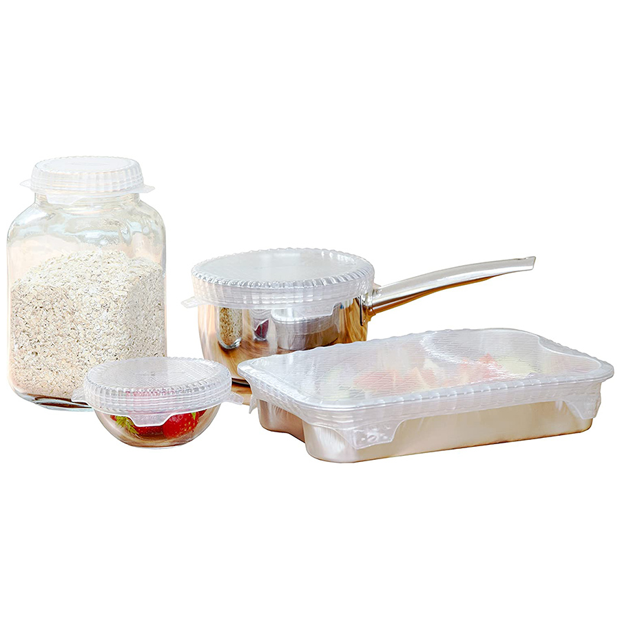 25.015.86.0096 Набор из 4 крышек coverflex ?9, 11, 16, 21 см силикон, прозрачный Silikomart  - Вид №2