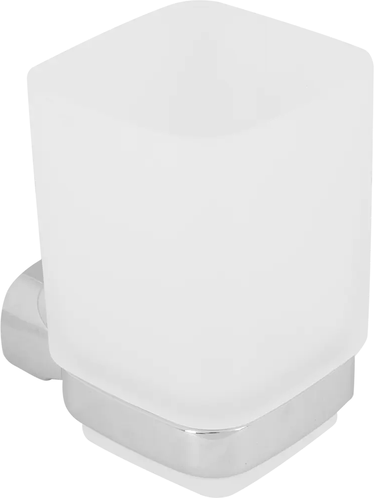 Подвесной стакан для зубных щёток BATH PLUS Opus - стеклянный органайзер для ванной 82510014