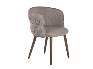 Мягкое кресло из ткани