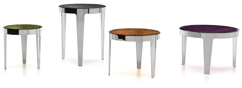 Minotti Круглый журнальный столик из металла sun-id-1438204 - Вид №1