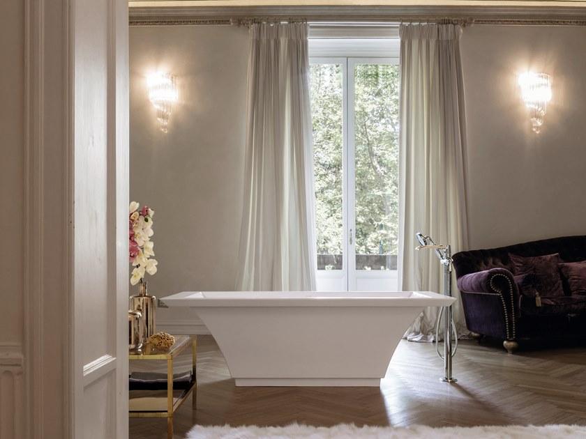 GRAFF Смеситель для ванны напольный с ручным душем Finezza 5187000/5187100 - Вид №1