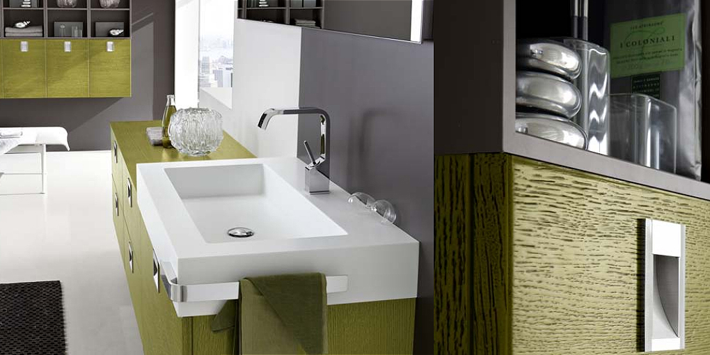 Комплект мебели для ванной Sky 41 Arbi Sky Rovere Colore Collection SKY41 - Вид №1