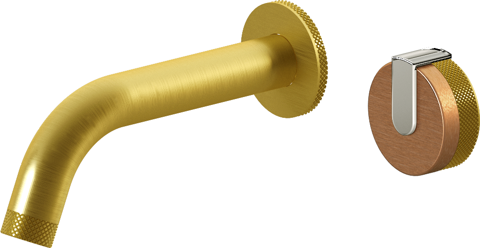 E-11535-R1BRG-L1PC-BB Настенный прогрессивный смеситель скрытого монтажа для раковины GRAFF MOD+