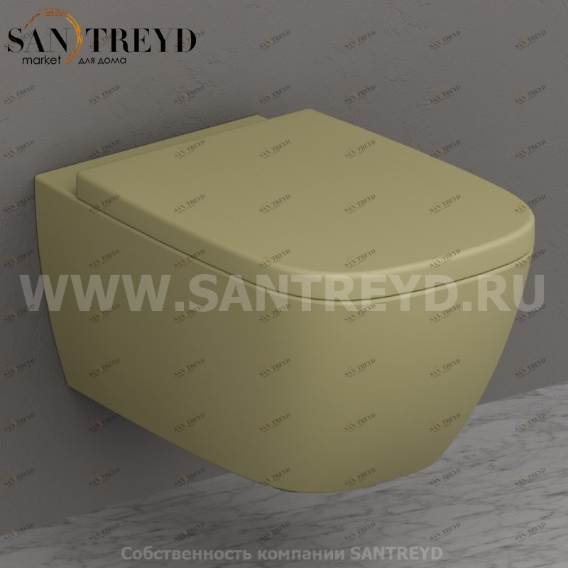 GNS02SE Подвесной унитаз настенный Желтый Ceramica Globo GENESIS Италия