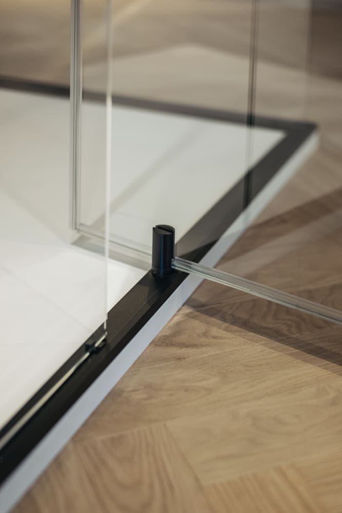 Угловая душевая кабина из хрусталя Agape Plan-a ARCH-00022984 - Вид №2