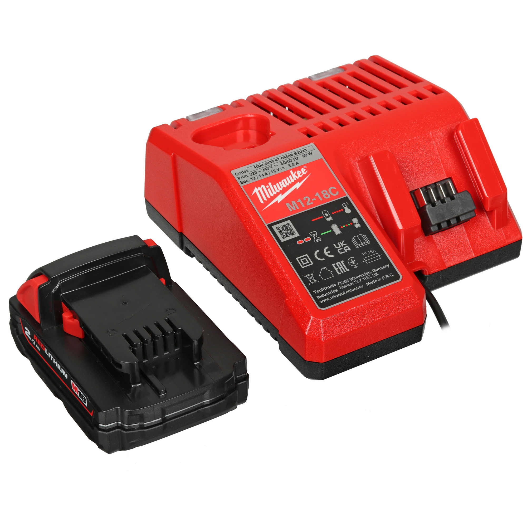 Дрель-шуруповерт Milwaukee M18 BDD-202C 5476112 STDN-0100701 - Вид №8