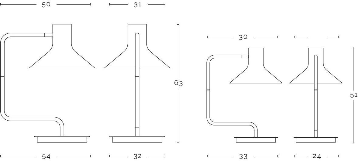 ZAVA Регулируемая настольная лампа из железа Sister sun-id-1433144 - Вид №7