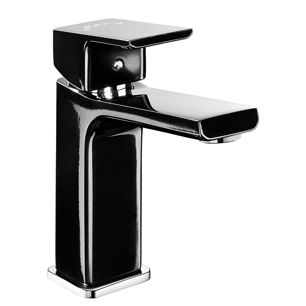 103508989st  Смеситель для раковины Tiera - Экономия воды - Черный-Хром Eca 