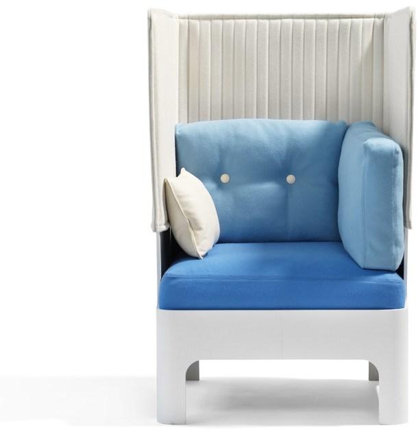 Blå Station Кресло из ткани с высокой спинкой Koja S51h Bla Station - Вид №4