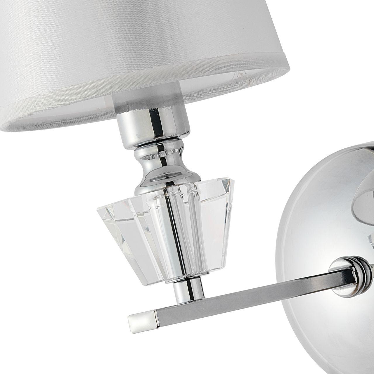 Бра металлическое белое Satis 2677-1W FAVOURITE SATIS 00-3930715 Белый;серебро  - Вид №3