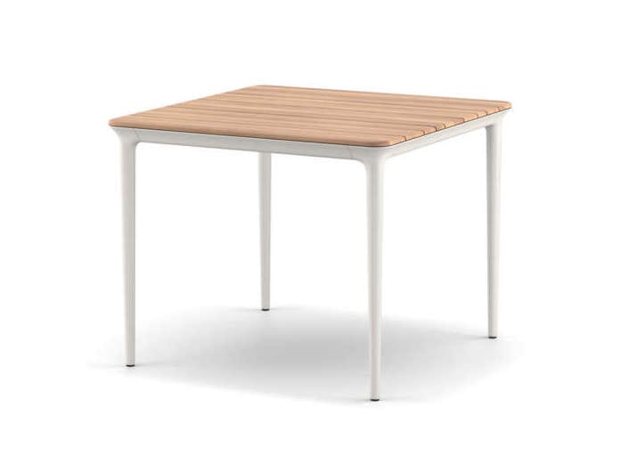 Квадратный садовый стол с тиковым верхом DEDON BELLMONDE ARCH-00141450