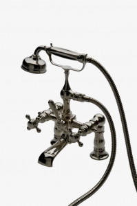 JUXT02 Julia Наполнитель для открытых ванн с ручным душем и металлическим рычажным переключателем Waterworks