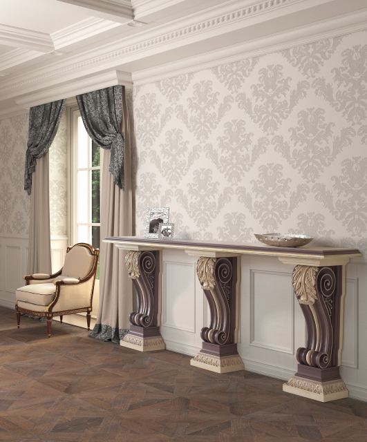 T1030 Tifernoit Консоль на трех резных ножках Ingresso 