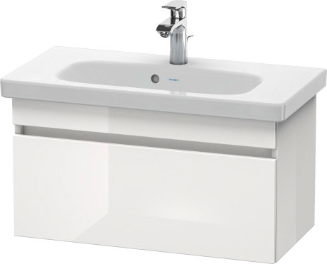 DS639903131 Тумбочка подвесная компакт DuraStyle #DS6399 730 x 368 мм Сосна серебристая, декор Duravit - Вид №2