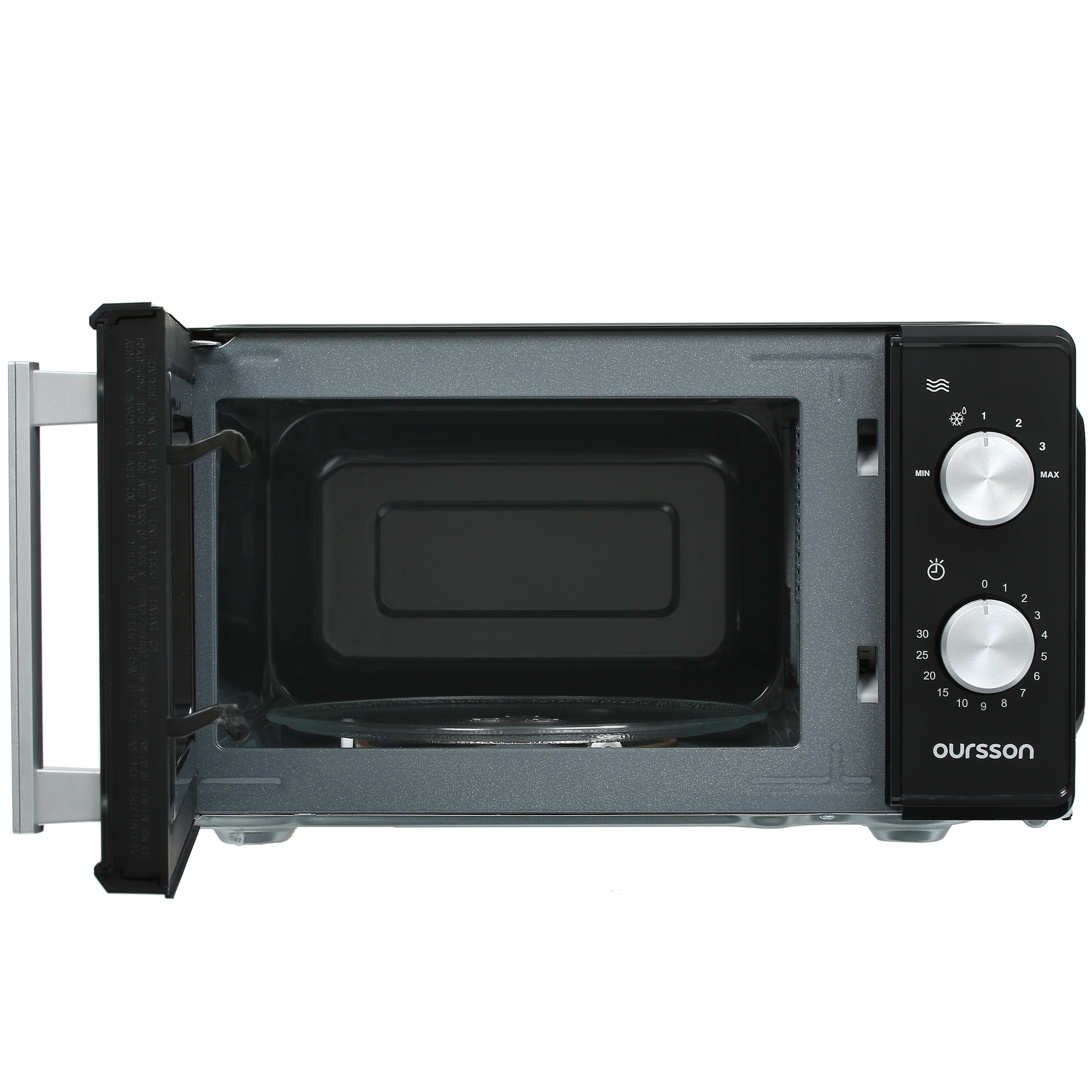 9930355 Микроволновая печь Oursson MM1702/BL черный STDN-0087527 - Вид №5