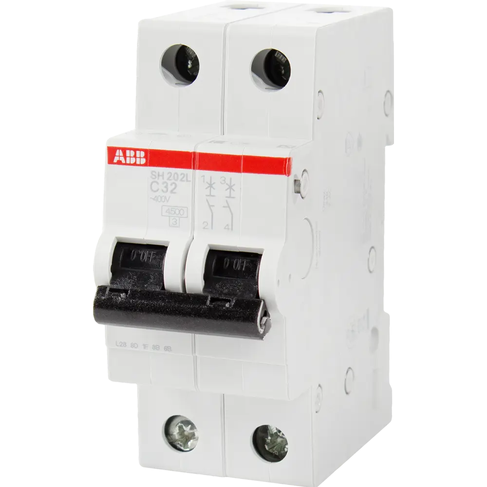 Автоматический выключатель ABB SH202L 1P N C32 А 4.5 кА 2CDS242001R0324 STLM-2103479
