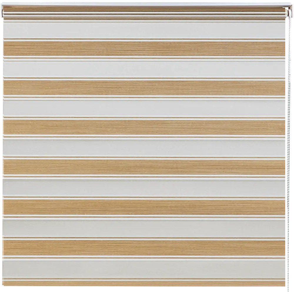 Штора рулонная день-ночь Дэли 140x175 см бежевая MIAMOZA STLM-2127061