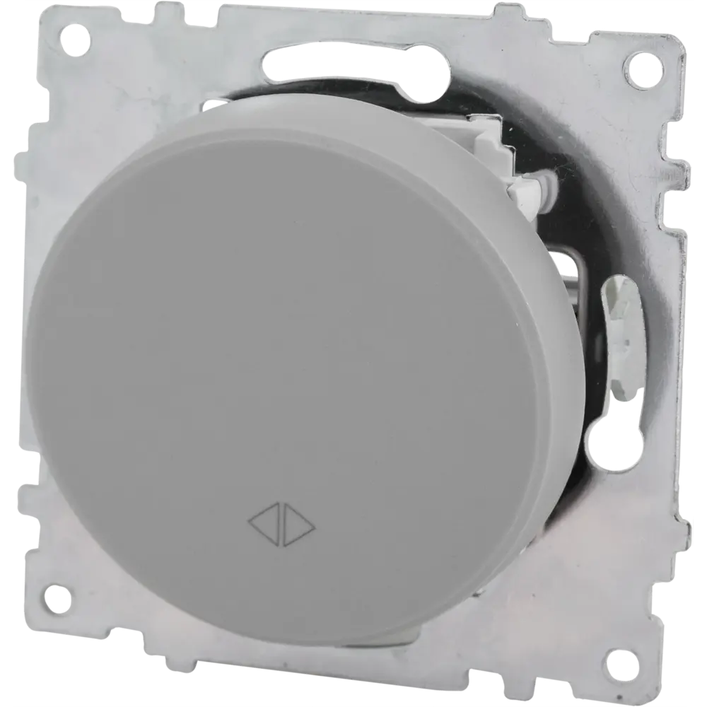 Выключатель перекрёстный встраиваемый Onekey Florence 1 клавиша, цвет серый ONEKEYELECTRO STLM-2128716 - Вид №2