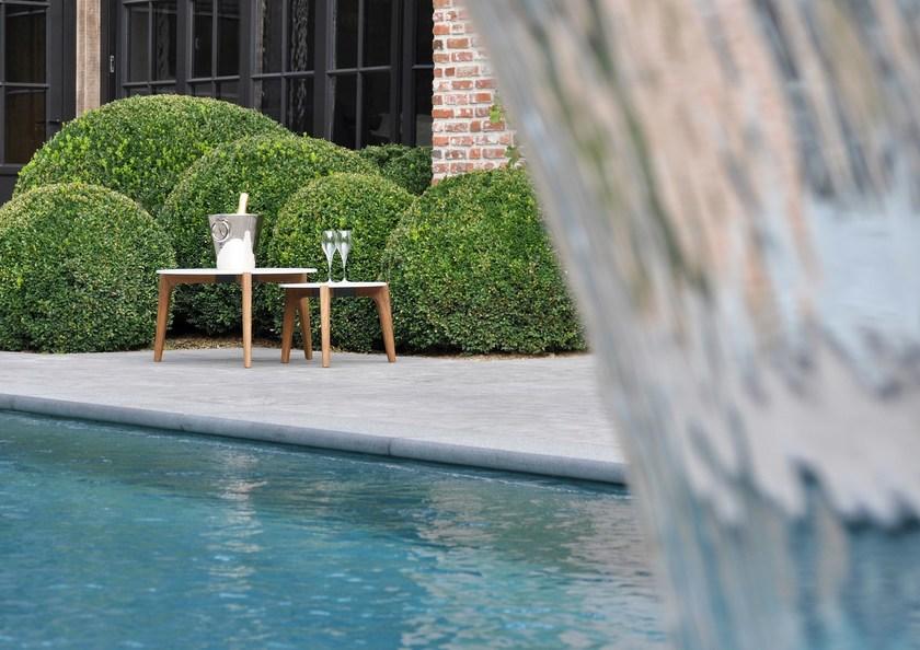 Royal Botania Низкий круглый мраморный садовый столик sun-id-1484650 - Вид №1