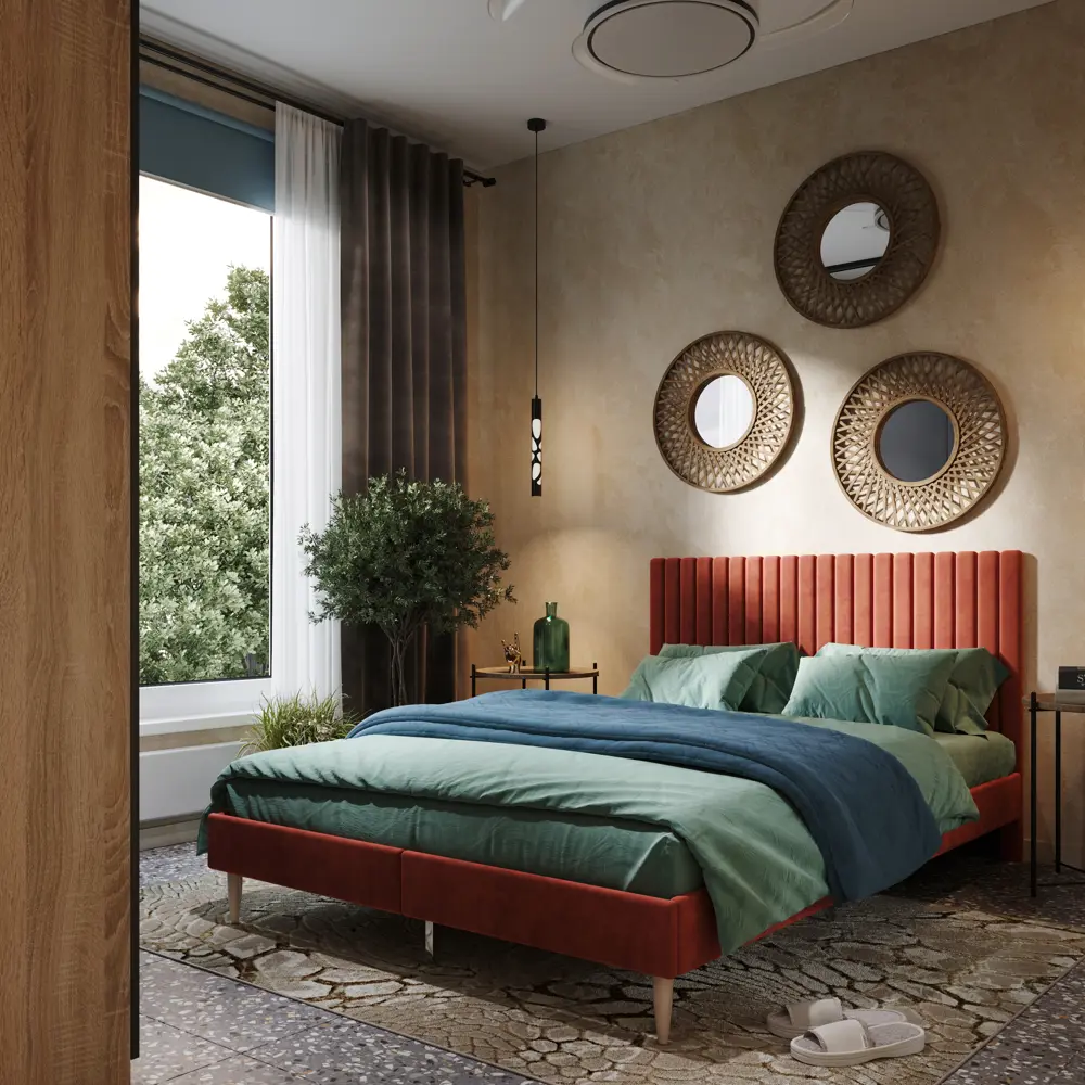 Комплект постельного белья Capriccio Grass двуспальный полисатин зеленый STLM-2050106 - Вид №2