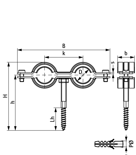 0802118 BIS Cobra Двойные хомуты с epdm walraven  - Вид №1