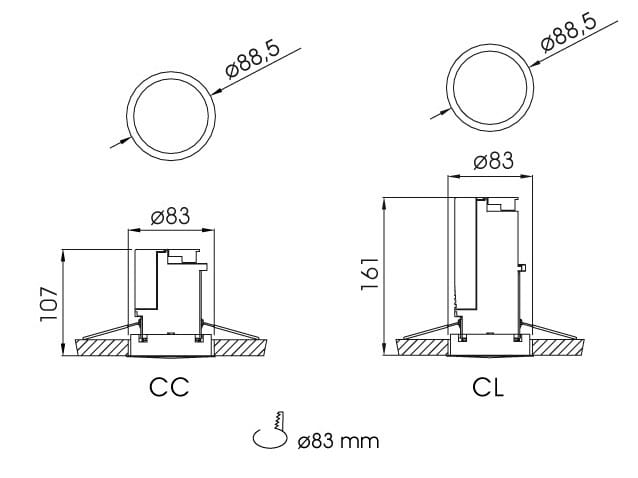 Утопленный светодиодный аварийный свет DAISALUX Lens ARCH-00111368 - Вид №2
