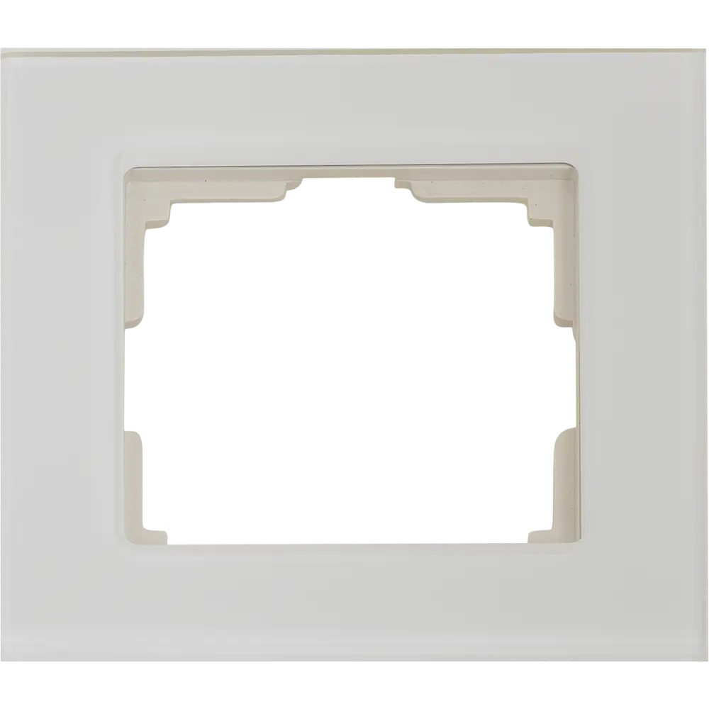 Рамка для розеток и выключателей Werkel Favorit 1 пост, цвет прозрачный STLM-2022872 - Вид №2