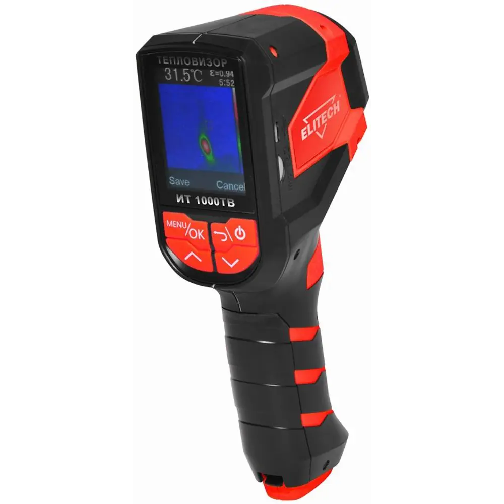 Тепловизор Elitech ИТ 1000ТВ для профессиональной диагностики температур 89405368 STLM-1569810