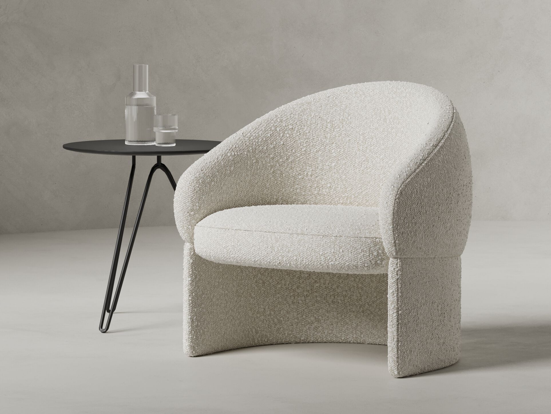 Тканевое кресло с подлокотниками WORKSPACE CANVA ARCH-00075812