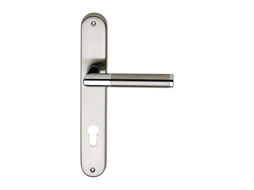 Классическая латунная ручка на пластине с насадкой LINEA CALI' Karina ARCH-00012396